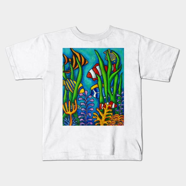 Tropical Gems Kids T-Shirt by LisaLorenz